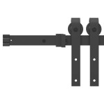 Ușă Glisantă vidaXL cu Set de Accesorii 73.5x211 cm Lemn Solid Pin