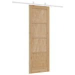 Ușa glisantă vidaXL cu set de accesorii 73.5x211 cm Lemn de pin