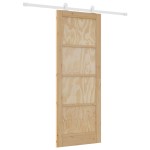 Ușă glisantă vidaXL cu set de accesorii 78x202 cm Lemn masiv de pin
