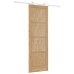 Ușa glisantă vidaXL cu accesorii 78x232 cm Lemn masiv de pin Ușa glisantă vidaXL cu accesorii 78x232 cm Lemn masiv de pin