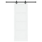 vidaXL Ușă Culisantă Manual Alb și negru 83 x 232 cm vidaXL Ușă Culisantă Manual Alb și negru 83 x 232 cm