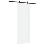 vidaXL Ușă Culisantă Manual Alb și negru 83 x 232 cm vidaXL Ușă Culisantă Manual Alb și negru 83 x 232 cm