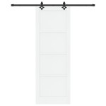 vidaXL Ușă Culisantă Manual Alb și negru 83 x 232 cm vidaXL Ușă Culisantă Manual Alb și negru 83 x 232 cm