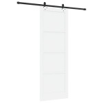 vidaXL Ușă Culisantă Manual Alb și negru 83 x 232 cm vidaXL Ușă Culisantă Manual Alb și negru 83 x 232 cm