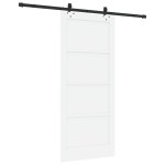 vidaXL Ușă Culisantă Manual Alb și negru 86 x 198.5 cm vidaXL Ușă Culisantă Manual Alb și negru 86 x 198.5 cm