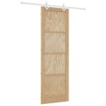 Ușa glisantă vidaXL cu set de accesorii 78x232 cm Lemn solid din pin