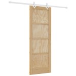 vidaXL Ușă Culisantă Manual Natural și alb 73.5 x 198.5 cm vidaXL Ușă Culisantă Manual Natural și alb 73.5 x 198.5 cm