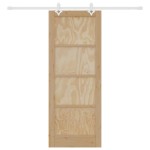 vidaXL Ușă Culisantă Manual Natural și alb 78 x 202 cm vidaXL Ușă Culisantă Manual Natural și alb 78 x 202 cm