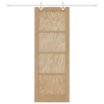 vidaXL Ușă Culisantă Manual Natural și alb 78 x 211 cm vidaXL Ușă Culisantă Manual Natural și alb 78 x 211 cm