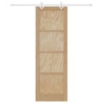 vidaXL Ușă Culisantă Manual Natural și alb 78 x 232 cm vidaXL Ușă Culisantă Manual Natural și alb 78 x 232 cm