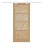 vidaXL Ușă Culisantă Manual Natural și alb 86 x 198.5 cm vidaXL Ușă Culisantă Manual Natural și alb 86 x 198.5 cm