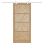 vidaXL Ușă Culisantă Manual Natural și alb 93 x 202 cm vidaXL Ușă Culisantă Manual Natural și alb 93 x 202 cm