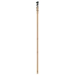 vidaXL Ușă glisantă Manual Natural și negru 61 x 198.5 cm vidaXL Ușă glisantă Manual Natural și negru 61 x 198.5 cm