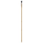 vidaXL Ușă glisantă Manual Natural și negru 73.5 x 211 cm vidaXL Ușă glisantă Manual Natural și negru 73.5 x 211 cm