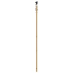 vidaXL Ușă glisantă Manual Natural și negru 86 x 211 cm vidaXL Ușă glisantă Manual Natural și negru 86 x 211 cm
