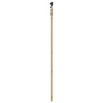 vidaXL Ușă glisantă Manual Natural și negru 93 x 202 cm vidaXL Ușă glisantă Manual Natural și negru 93 x 202 cm