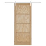 vidaXL Ușă glisantă Manual Natural și alb 86 x 211 cm