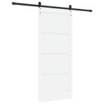 vidaXL Ușă glisantă Manual Alb și negru 86 x 198.5 cm vidaXL Ușă glisantă Manual Alb și negru 86 x 198.5 cm