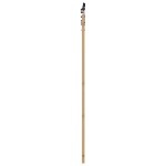 vidaXL Ușă glisantă Manual Natural și negru 93 x 211 cm vidaXL Ușă glisantă Manual Natural și negru 93 x 211 cm