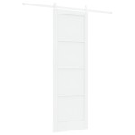 vidaXL Ușă glisantă Manual Alb 78 x 232 cm Lemn masiv de pin și oțel vidaXL Ușă glisantă Manual Alb 78 x 232 cm Lemn masiv de pin și oțel