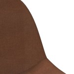 vidaXL Scaune de bar, 2 buc., maro, material textil vidaXL Scaune de bar, 2 buc., maro, material textil