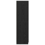 vidaXL Dulap Negre Stejar 80x51x180 cm Lemn prelucrat vidaXL Dulap Negre Stejar 80x51x180 cm Lemn prelucrat