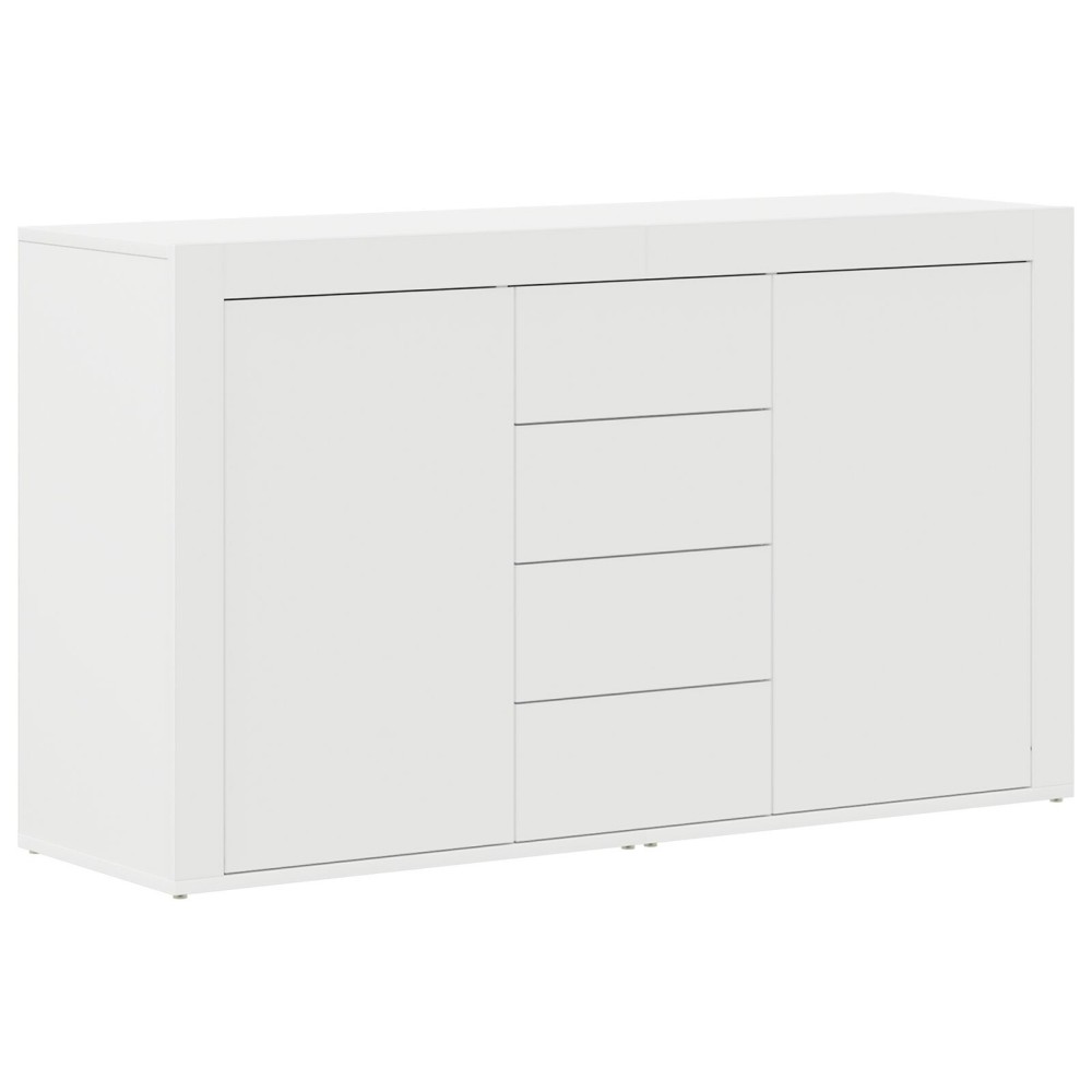 vidaXL Bufet Alb Alb Lemn 120 x 36 x 69 cm Depozitare Bufet Alb