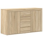 vidaXL Bufet Stejar Sonoma Lemn prelucrat 120 x 36 x 69 cm Depozitare vidaXL Bufet Stejar Sonoma Lemn prelucrat 120 x 36 x 69 cm Depozitare