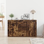 vidaXL Bufet Stejar afumat Lemn prelucrat 120 x 36 x 69 cm Bufet