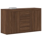 Bufet vidaXL Stejar maro Lemn prelucrat 120 x 36 x 69 cm Bufet Bufet vidaXL Stejar maro Lemn prelucrat 120 x 36 x 69 cm Bufet