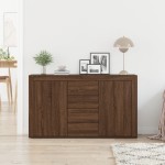 Bufet vidaXL Stejar maro Lemn prelucrat 120 x 36 x 69 cm Bufet Bufet vidaXL Stejar maro Lemn prelucrat 120 x 36 x 69 cm Bufet