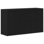 vidaXL Sideboard Stejar negru Lemn prelucrat 120 x 36 x 69 cm Depozitare