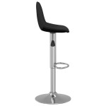 vidaXL Scaune de bar, 2 buc., negru, material textil