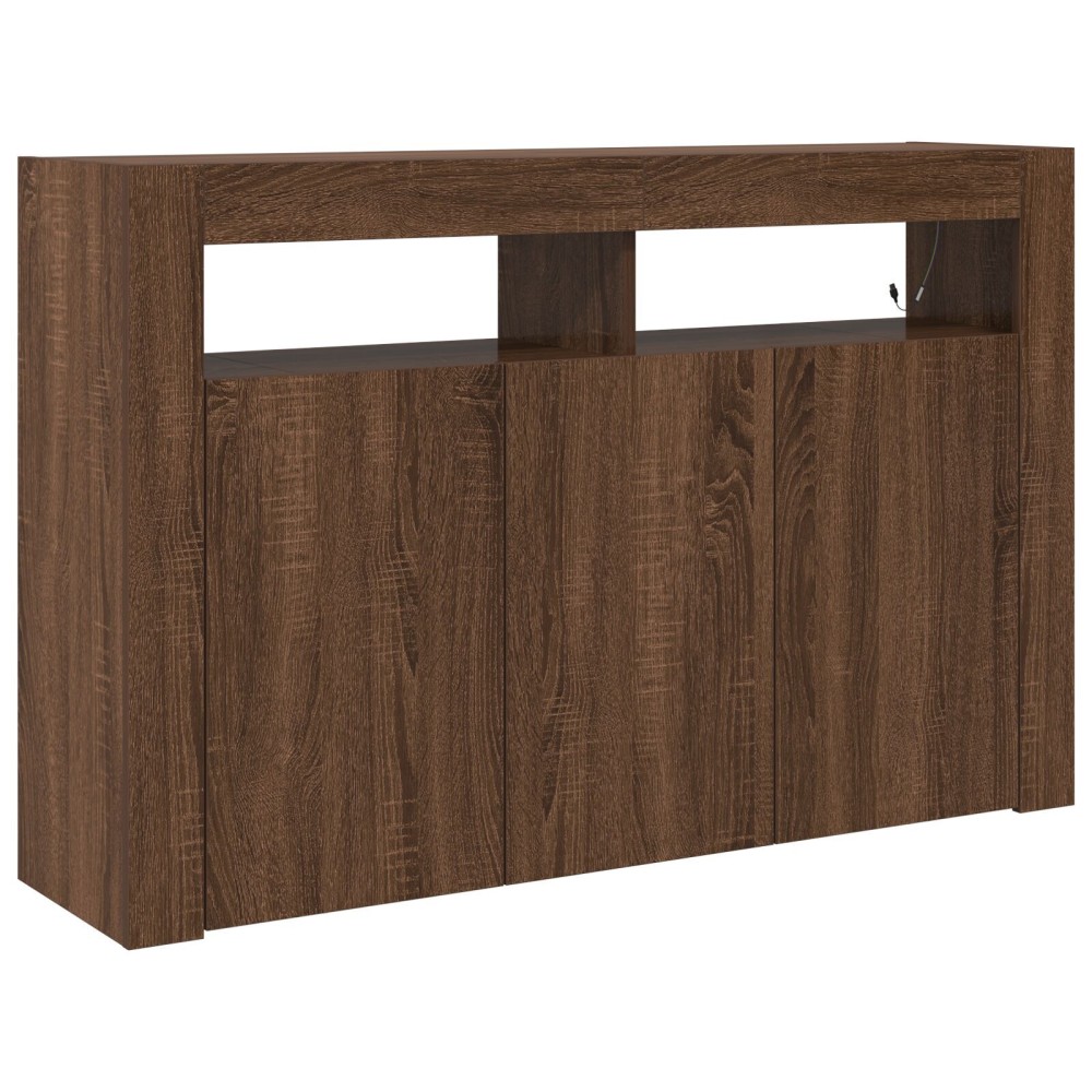 vidaXL Bufet Stejar Maro Lemn Ingineresc 116 x 30 x 75 cm Bufet