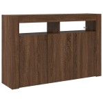 vidaXL Bufet Stejar Maro Lemn Ingineresc 116 x 30 x 75 cm Bufet vidaXL Bufet Stejar Maro Lemn Ingineresc 116 x 30 x 75 cm Bufet