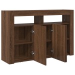 vidaXL Bufet Stejar Maro Lemn Ingineresc 116 x 30 x 75 cm Bufet vidaXL Bufet Stejar Maro Lemn Ingineresc 116 x 30 x 75 cm Bufet