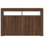 vidaXL Bufet Stejar Maro Lemn Ingineresc 116 x 30 x 75 cm Bufet vidaXL Bufet Stejar Maro Lemn Ingineresc 116 x 30 x 75 cm Bufet