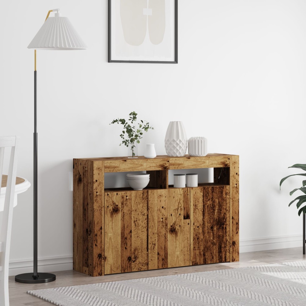 vidaXL Bufet Lemn Vechi Lemn Ingineresc 116 x 30 x 75 cm Bufet