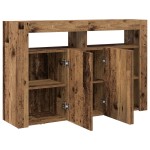 vidaXL Bufet Lemn Vechi Lemn Ingineresc 116 x 30 x 75 cm Bufet