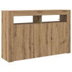 vidaXL bufet Stejar Artisan Lemn Ingineresc 116 x 30 x 75 cm Bufet vidaXL bufet Stejar Artisan Lemn Ingineresc 116 x 30 x 75 cm Bufet