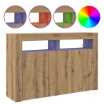 vidaXL bufet Stejar Artisan Lemn Ingineresc 116 x 30 x 75 cm Bufet vidaXL bufet Stejar Artisan Lemn Ingineresc 116 x 30 x 75 cm Bufet