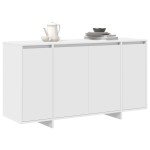 vidaXL Bufet Alb Alb Lemn 135 x 41 x 75 cm Bufet Alb Dreptunghiular vidaXL Bufet Alb Alb Lemn 135 x 41 x 75 cm Bufet Alb Dreptunghiular