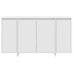 vidaXL Bufet Alb Alb Lemn 135 x 41 x 75 cm Bufet Alb Dreptunghiular vidaXL Bufet Alb Alb Lemn 135 x 41 x 75 cm Bufet Alb Dreptunghiular