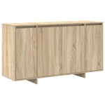 vidaXL Bufet din stejar Stejar Sonoma Lemn prelucrat 135 x 41 x 75 cm vidaXL Bufet din stejar Stejar Sonoma Lemn prelucrat 135 x 41 x 75 cm