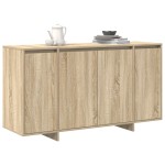 vidaXL Bufet din stejar Stejar Sonoma Lemn prelucrat 135 x 41 x 75 cm vidaXL Bufet din stejar Stejar Sonoma Lemn prelucrat 135 x 41 x 75 cm