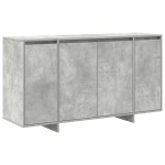 vidaXL Bufet gri din beton Beton gri Lemn prelucrat 135 x 41 x 75 cm vidaXL Bufet gri din beton Beton gri Lemn prelucrat 135 x 41 x 75 cm
