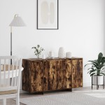vidaXL Bufet din Stejar Afumat Stejar Afumat Lemn 135 x 41 x 75 cm