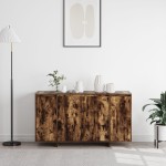 vidaXL Bufet din Stejar Afumat Stejar Afumat Lemn 135 x 41 x 75 cm