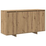 vidaXL Bufet din Stejar Stejar Artisan Lemn Compozit 135 x 41 x 75 cm vidaXL Bufet din Stejar Stejar Artisan Lemn Compozit 135 x 41 x 75 cm