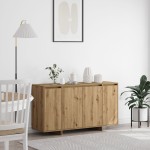 vidaXL Bufet din Stejar Stejar Artisan Lemn Compozit 135 x 41 x 75 cm vidaXL Bufet din Stejar Stejar Artisan Lemn Compozit 135 x 41 x 75 cm